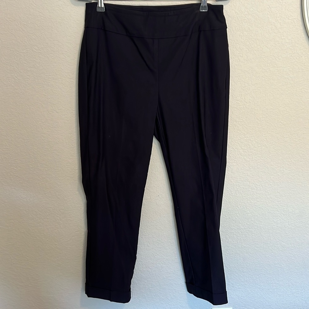 Tribal navy trouser with stretch.